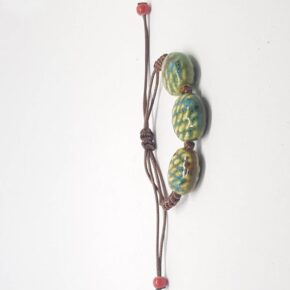 Misaladejuegos Pulsera Porcelana 3 Detalles Verde - Imagen 3