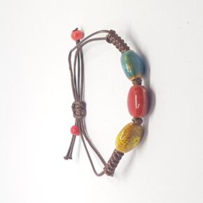 Misaladejuegos Pulsera Detalles Ovalados Porcelana 3 Colores - Imagen 3