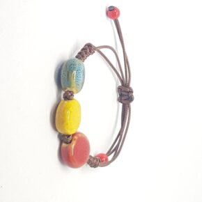 Misaladejuegos Pulsera Detalles Redondos Porcelana 3 Colores - Imagen 2