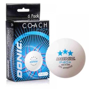 Misaladejuegos Bola Ping Pong Donic P40+ 6 unit Coach 550275