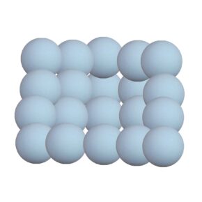 Misaladejuegos Bola futbolin Super Dura Blanco Mate 36g 34mm 20 unidades