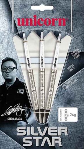 Misaladejuegos Dardos Unicorn Darts Silver Star Jelle Klaasen 21gr 80%  4802 - Imagen 3