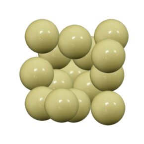 Misaladejuegos Bola futbolin Resina Color Blanco Brillo 35g 34mm 15 unid