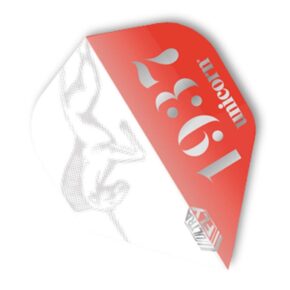 Misaladejuegos Plumas Unicorn Darts Ultrafly 100 Big Wing Icon Red  68902 - Imagen 3