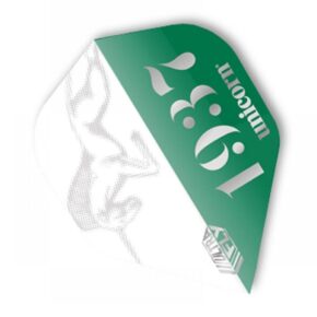 Misaladejuegos Plumas Unicorn Darts Ultrafly 100 Big Wing Icon Green  68904 - Imagen 3