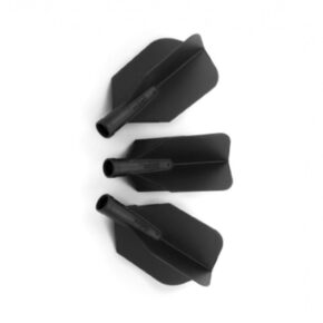 Misaladejuegos Plumas Flights Darts Cuesoul Tero AK4 Negra  Slim  AK4+1SCYS - Imagen 2