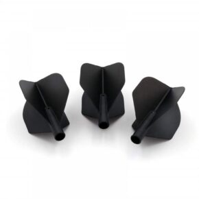 Misaladejuegos Plumas Flights Darts Cuesoul Tero AK4 Negro Standard  AK4+1YS