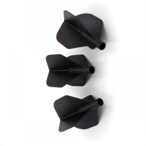 Misaladejuegos Plumas Flights Darts Cuesoul Tero AK4 Negro Standard  AK4+1YS - Imagen 3