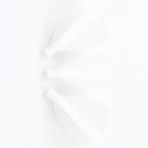 Misaladejuegos Plumas Flights Darts Cuesoul Tero AK4 Blanca Kite  AK4+2FZYS - Imagen 2