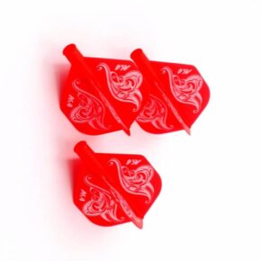 Misaladejuegos Plumas Flights Darts Cuesoul Tero  AK4 Rojo Logo Standard  CS.AK4+3HD - Imagen 2