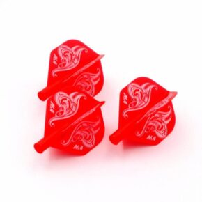 Misaladejuegos Plumas Flights Darts Cuesoul Tero  AK4 Rojo Logo Standard  CS.AK4+3HD