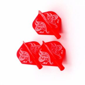 Misaladejuegos Plumas Flights Darts Cuesoul Tero  AK4 Rojo Logo Standard  CS.AK4+3HD - Imagen 3