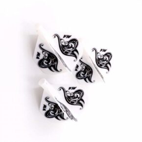 Misaladejuegos Plumas Flights Darts Cuesoul Tero AK4 Blanca Logo Standard  CS-AK4+2HD - Imagen 2