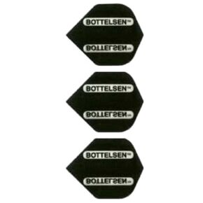Misaladejuegos Plumas Flights Bottelsen Estandar Logo Bottelsen Black  41100-1 - Imagen 2