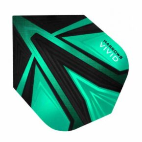 Misaladejuegos Plumas Harrows Darts Flights Vivid Jade  8002. - Imagen 2