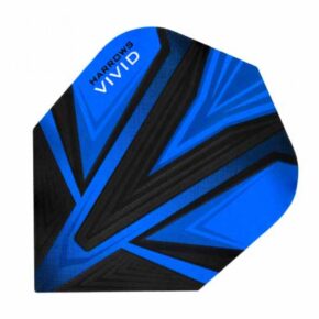 Misaladejuegos Plumas Harrows Darts Flights Vivid Blue Dark  8005.