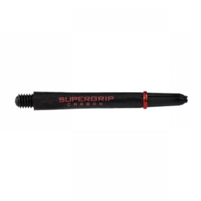 Misaladejuegos Cañas Harrows Darts SuperGrip Carbon Red Short 33mm - Imagen 2