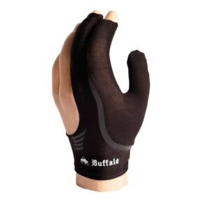 Misaladejuegos Guante Billar Buffalo Reversible Globe Black M Diestro/Zurdo 3269.366