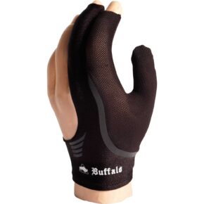Misaladejuegos Guante Billar Buffalo Reversible Globe Black L Diestro/Zurdo 3269.367
