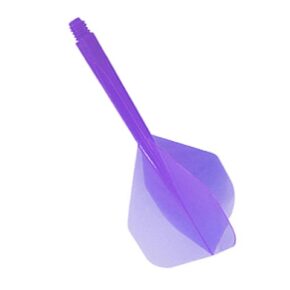 Misaladejuegos Plumas Condor Flights Morado Shape Corta 21.5mm 3 Uds. - Imagen 2