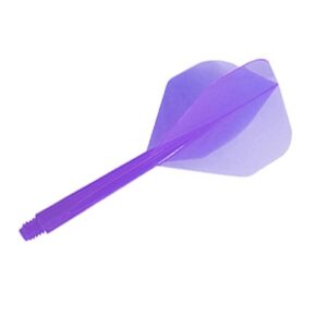 Misaladejuegos Plumas Condor Flights Morado Shape Corta 21.5mm 3 Uds.