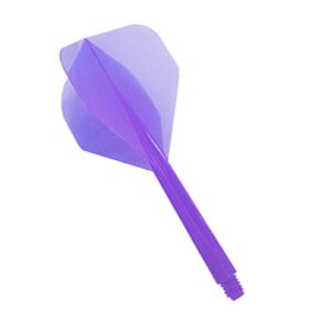Misaladejuegos Plumas Condor Flights Morado Shape Corta 21.5mm 3 Uds. - Imagen 3