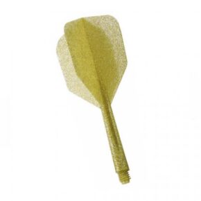 Misaladejuegos Plumas Condor Flights Shape Glitter Gold M 27.5mm 3 uds.