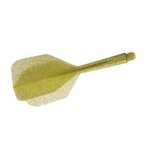 Misaladejuegos Plumas Condor Flights Shape Glitter Gold M 27.5mm 3 uds. - Imagen 3