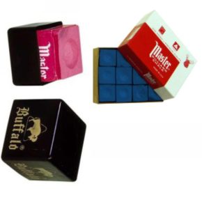 Misaladejuegos Tiza Billar Master azul 12 unid + Portatizas - Imagen 2