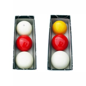 Misaladejuegos Juego Bolas Billar Carambolas Tricolor + Carambola Estandar 61.5mm