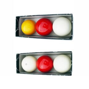 Misaladejuegos Juego Bolas Billar Carambolas Tricolor + Carambola Estandar 61.5mm - Imagen 3