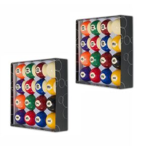 Misaladejuegos Pack 2 Juegos Bolas Billar Economicas Standard Green 57.3mm 60.3mm - Imagen 3