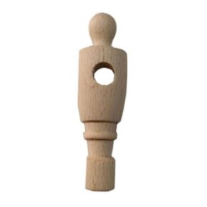 Misaladejuegos Jugador Futbolin Madrileño Madera Natural - Imagen 2