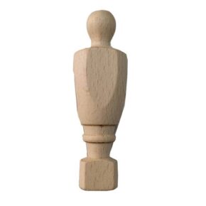 Misaladejuegos Jugador Futbolin Madrileño Madera Natural - Imagen 3