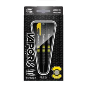 Misaladejuegos Dardos Target Darts Vapor 8 Black Yellow 80% 22g  100453 - Imagen 2