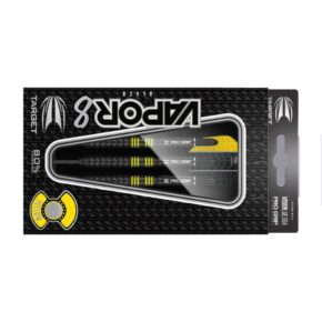 Misaladejuegos Dardos Target Darts Vapor 8 Black Yellow 80% 22g  100453 - Imagen 3