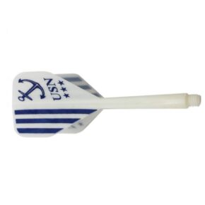 Misaladejuegos Plumas Condor Flights U.S Navy White Estandar Larga 3 Uds. - Imagen 3