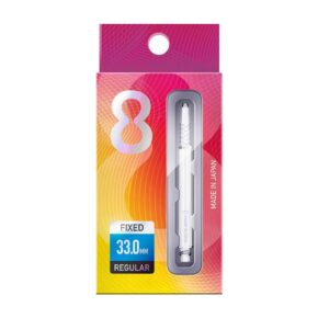 Misaladejuegos Cañas Shaft 8 Flights Clear Regular Fixed 33.0mm Set 3 Unid.  400302 - Imagen 3