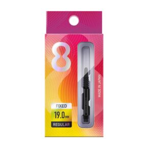 Misaladejuegos Cañas Shaft 8 Flights Black Regular Fixed 19.0mm Set 3 Unid.  400303 - Imagen 3