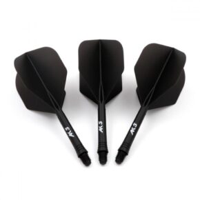 Misaladejuegos Plumas Cuesoul Flights AK5 Shape S Negra CSAK-51YS-S