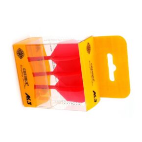 Misaladejuegos Plumas Cuesoul Flights AK5 Shape S Roja  CSAK-52YS-S - Imagen 3