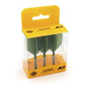 Misaladejuegos Plumas Cuesoul Flights AK5 Shape S Verde  AK-53YS-S - Imagen 2