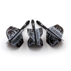 Misaladejuegos Plumas Cuesoul Flights AK5 Standard M Cuesoul Logo Black  CSAK-51XSG - Imagen 4
