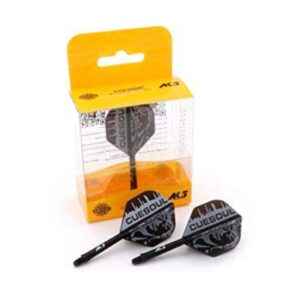 Misaladejuegos Plumas Cuesoul Flights AK5 Standard M Cuesoul Logo Black  CSAK-51XSG - Imagen 5