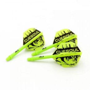 Misaladejuegos Plumas Cuesoul Flights AK5 Standard M Cuesoul Logo Green  CSAK-53XSG