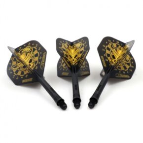 Misaladejuegos Plumas Cuesoul Flights AK5 Standard M Dartsboard Black Yellow  CS-JMAK51XKLTJ - Imagen 2