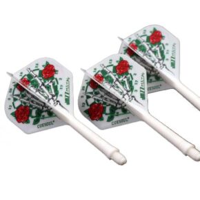 Misaladejuegos Plumas Cuesoul Flights AK5 Standard M Dartboard Skull Hand White  CS-JMAK58XSMG