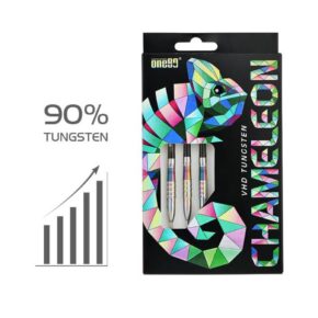 Misaladejuegos Dardos One80 Chamaleon Furcifer Steel Tip 90% 22g 7663 - Imagen 3