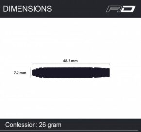 Misaladejuegos Dardos Red Dragon Confessions V3 85% 26g RDD1806 - Imagen 3
