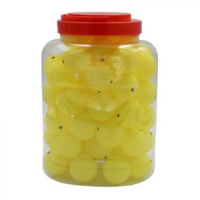 Misaladejuegos Bote 60 Pelotas PVC Essential Tenis Mesa Amarillo Fluor 24161.019.40
